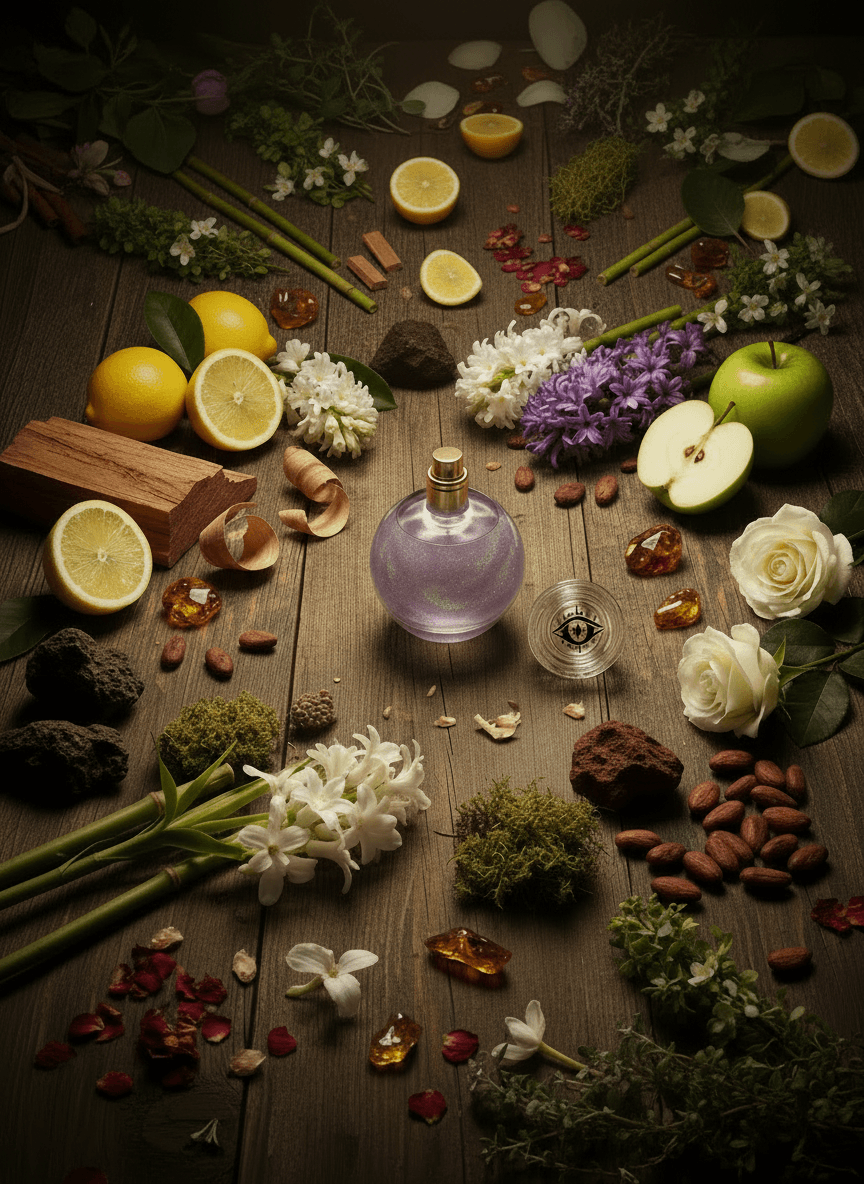 Ingredientes misticos do perfume Alethis
